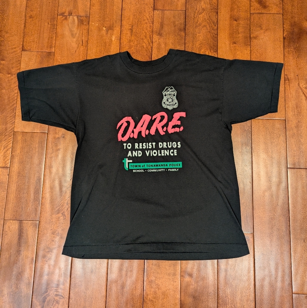 Vintage D.A.R.E. T-Shirt – Single Stitch – XL